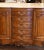 Early 20th Century French Louis XV Walnut Enfilade With Marble Top For Sale In Dallas - Image 6 of 14