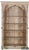 Coastal Modern Coastal 2-Door Arch Glass Solid Mango Wood Bookcase For Sale - Image 3 of 4
