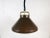 1970s Brown Metal and Brass Pendant Lamp by Jo Hammerborg for Fog & Mørup, 1970s For Sale - Image 5 of 11
