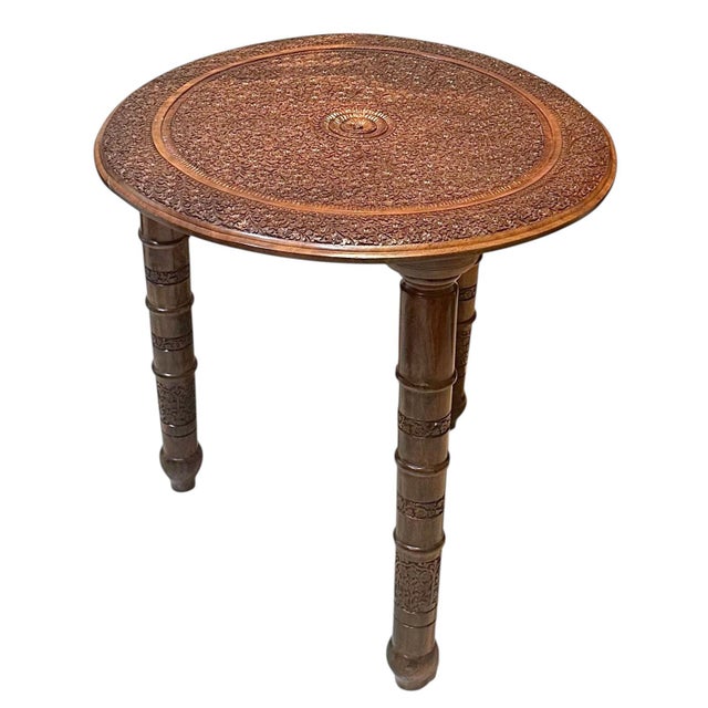 Islamic 1900s Moorish Style Side Table For Sale - Image 3 of 5