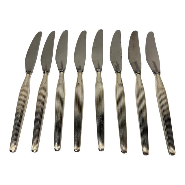 Vintage Mid-Century Danish Frigast & Raadvad "Savoy" Knives - Set of 8 For Sale