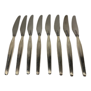 Vintage Mid-Century Danish Frigast & Raadvad "Savoy" Knives - Set of 8