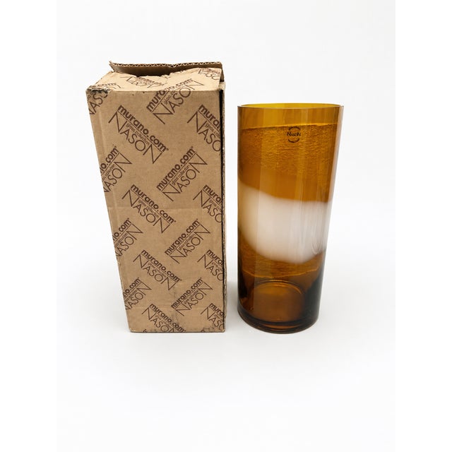 Vintage Space Age Murano Glass Mou Vase from Carlo Nason, 2000s For Sale - Image 6 of 8