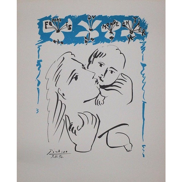 Pablo Picasso, Amour maternel, Lithograph For Sale - Image 6 of 6