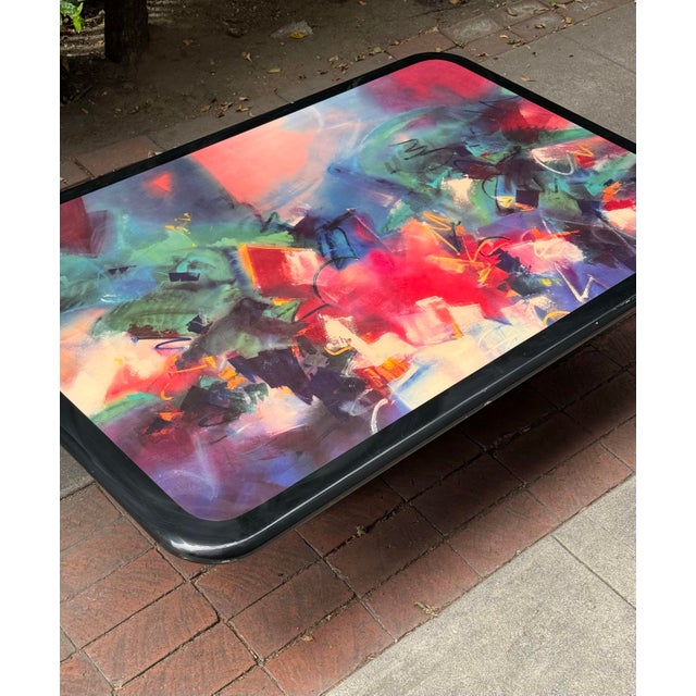 Postmodern Unique Postmodern Coffee Table by Ron Kemper, Signed, Late 20th Century For Sale - Image 3 of 12