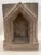 Old Hand Carved Cantera Stone Church Niche, Used for Religious Figures and/or Candles Nice aged patina