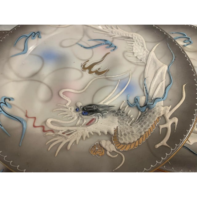 Moriage Dragon Ware Tea Set, 18 Pieces For Sale - Image 12 of 13