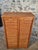 Mid-Century Modern Vintage French Tambour Cabinet in Oak, 1960s For Sale - Image 3 of 18