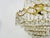 Chandelier in Brass Crown Ceiling Light, 6 Floors, 3 Lights, 1980s For Sale - Image 6 of 8