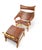 Set of Lounge Chair and Ottoman in Rattan and Bamboo from Yuzuru Yamakawa For Sale - Image 12 of 12