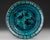 Islamic Raqqa Turquoise-Glazed Pottery Dish, Syria, Early 13th Century For Sale - Image 3 of 4