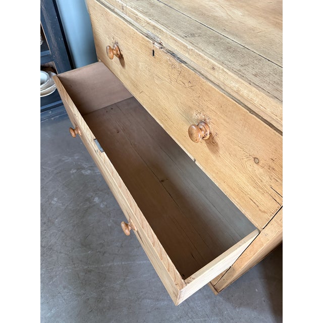 Large Antique English Chest of Drawers, 1890s For Sale - Image 6 of 14