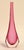 1960s 1960 Flavio Poli for Seguso Pink Murano Hand Blown Art Glass Vase Teardrop Shape For Sale - Image 5 of 14
