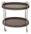 Italian Designer, Bar Cart, Abs, Chrome, Italy, 1970s For Sale