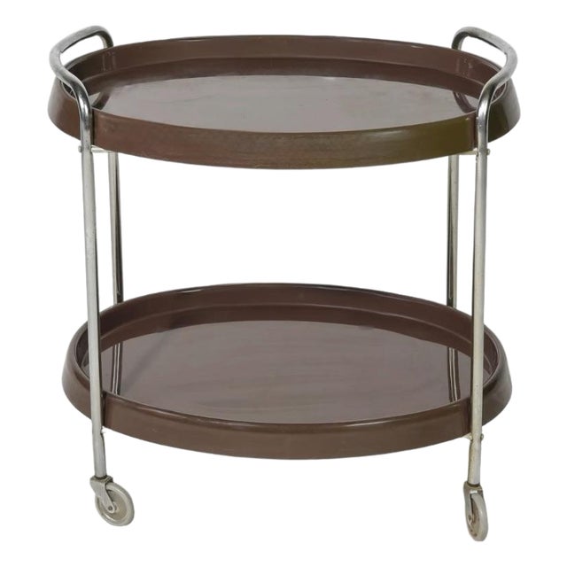 Mid 20th Century Italian Space Age Serving Trolley For Sale