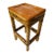 Vintage Bamboo Plant Stand Side Table Boho 20" For Sale