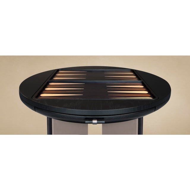 Not Yet Made - Made To Order Crawford Backgammon Table by Wood Tailors by Wood Tailors Club For Sale - Image 5 of 10