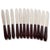 Midcentury Bakelit Handled Knives, Set of 12 For Sale - Image 4 of 4