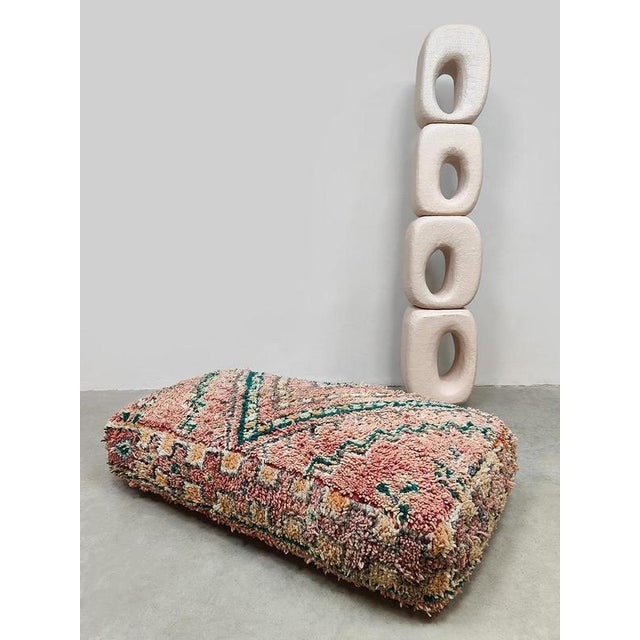 Vintage Moroccan Kilim Wool Cushion, 1970s For Sale - Image 4 of 8