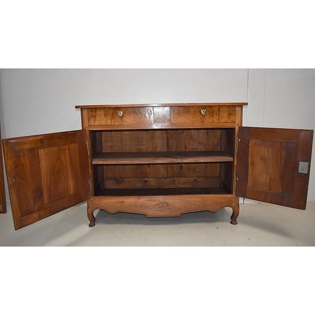 Louis XV French Cherry Buffet For Sale - Image 9 of 17