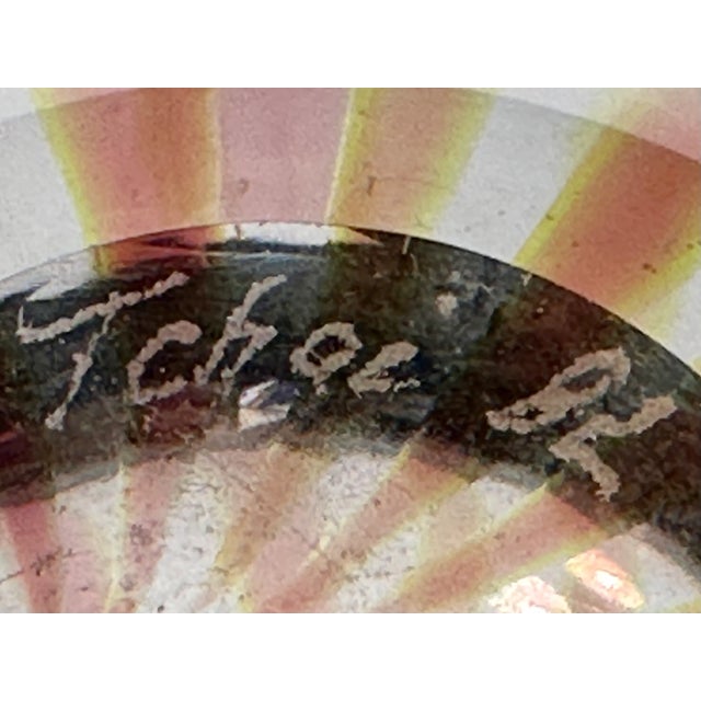 Early Studio Glass Art Vase by Tchai Munch for Ebeltoft Glas, Denmark 1980s For Sale - Image 12 of 14