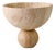 Organic Modern "Lane" Decorative Circular Bowl by Montana Labelle in Natural Marble For Sale