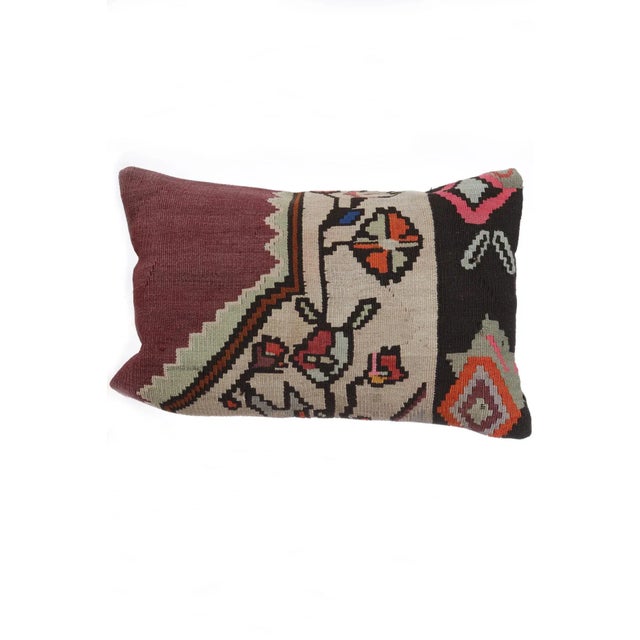 Decorative Kilim Pillow Cover For Sale - Image 4 of 4