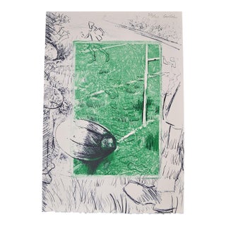1970s Guillain Siroux “Le Printemps” French Color Print Hand-Signed and Numbered For Sale