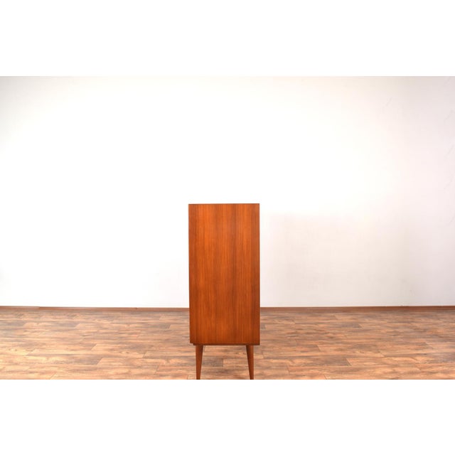 Brown Mid-Century Danish Teak Model 13 Highboard by Gunni Omann for Omann Jun, 1960s For Sale - Image 8 of 18