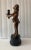 Victorian Style Bronze Butler Monkey Candle Holder For Sale - Image 9 of 11