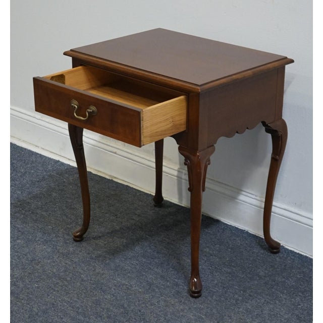 Brown Hickory Chair Co. American Masterpiece Collection Solid Mahogany Traditional Style 22" Accent End Table / Nightstand For Sale - Image 8 of 12
