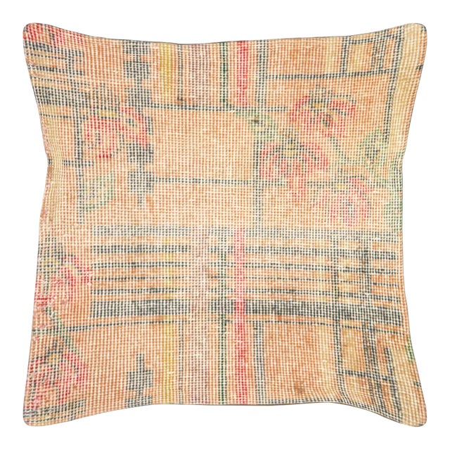 1960s Turkish Mid-Century-Modern Pillow - 20" X 20" For Sale