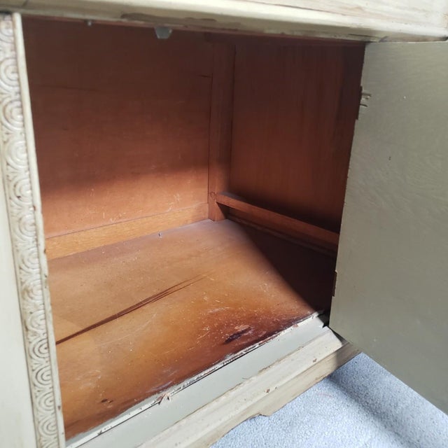 Wood Vintage Farmhouse Style Wooden Sideboard For Sale - Image 7 of 17