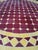 2010s 24" Burgundy / Yellow Moroccan Mosaic Table - Cr4 For Sale - Image 5 of 7
