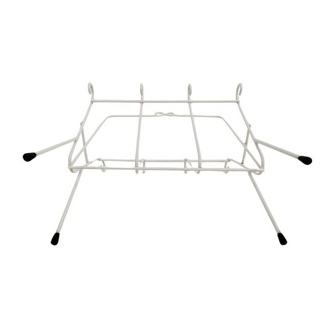 Italian Painted Iron Magazine Rack, 1970s For Sale - Image 17 of 18