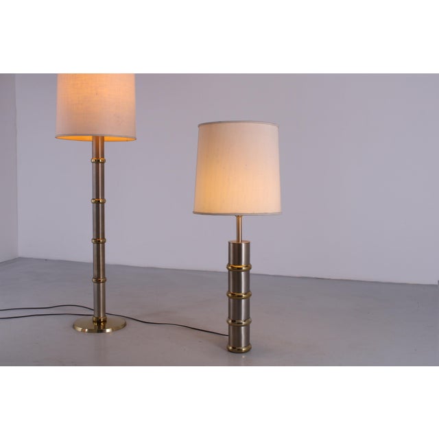 Steel and Brass Floor Lamp from Laurel, 1970s For Sale - Image 16 of 17