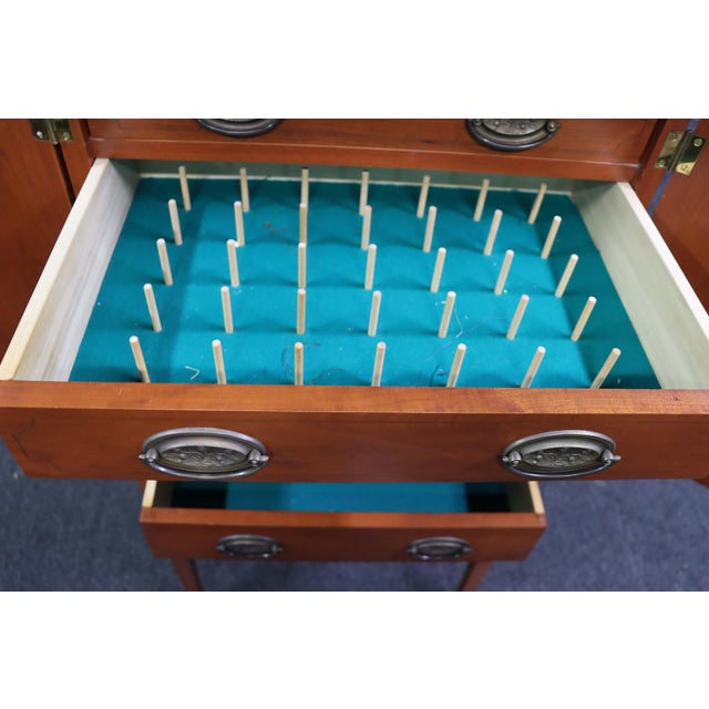 Cherry Silverware Chest Chairish