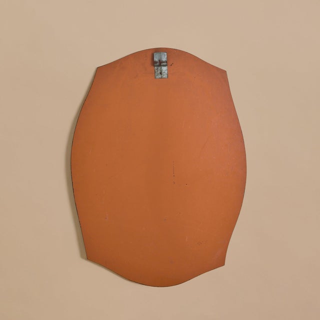 Metal Italian Bronze-Tinted Wall Mirror Attributed to Cristal Arte, 1970s For Sale - Image 7 of 7