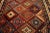 Textile Antique Kurdish Geometric Multicolor 1890s Square Rug For Sale - Image 7 of 12