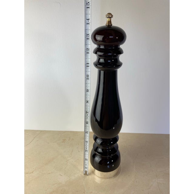 Wood Vintage Chiarugi 1952 "Elite" Wood Pepper Mill, Made in Italy — Florence For Sale - Image 7 of 7