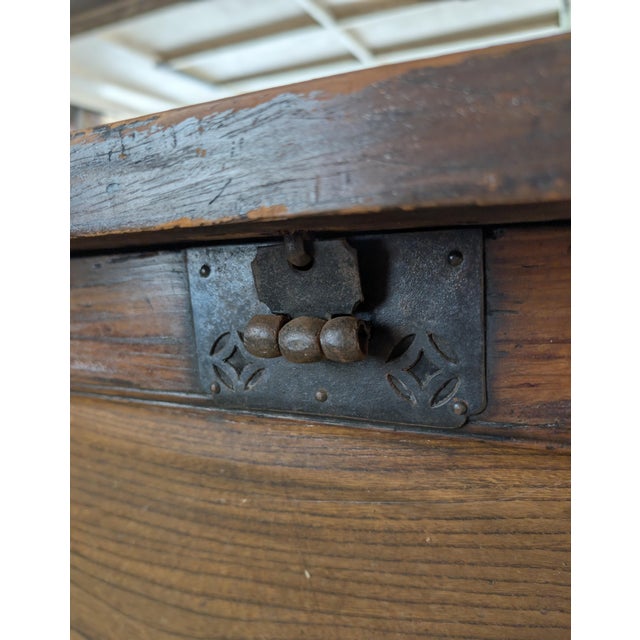 Late 19th Century 19th Century Antique Korean Provincial Kitchen Chest (Japandi / Wabi-Sabi) For Sale - Image 5 of 7