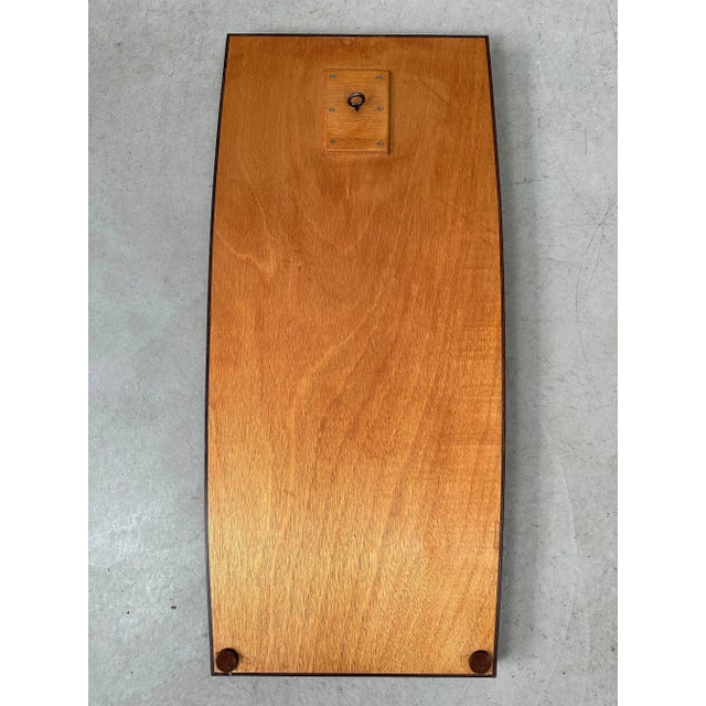 Wood Vintage Mirror in Rosewood For Sale - Image 7 of 8