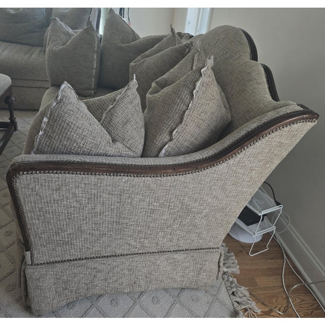Traditional Guy Chaddock Loveseat For Sale - Image 3 of 4