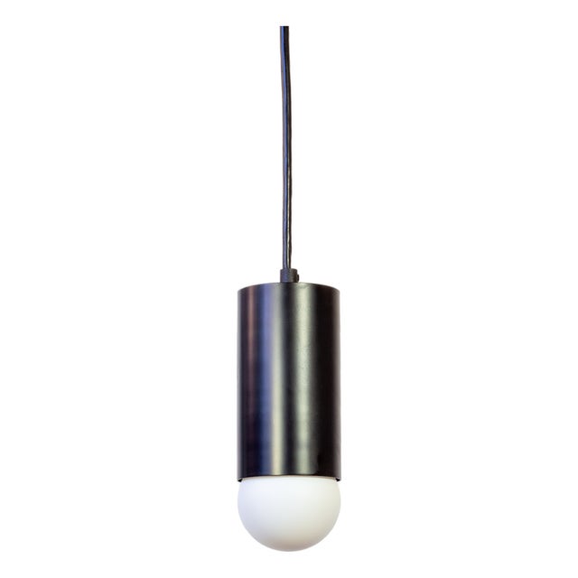 Deep Pendant, Black, Modern, by Research.Lighting, Modern, Minimal Hanging Light For Sale