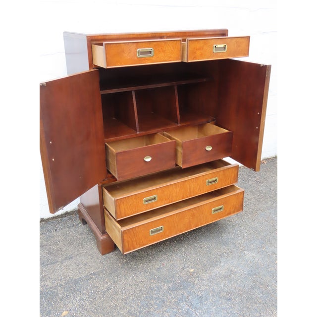 Century Furniture Hollywood Regency Tall Chest of Drawers Highboy 6362 For Sale - Image 17 of 18