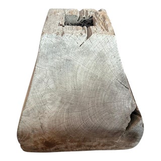 Sculptural Antique Column Base For Sale