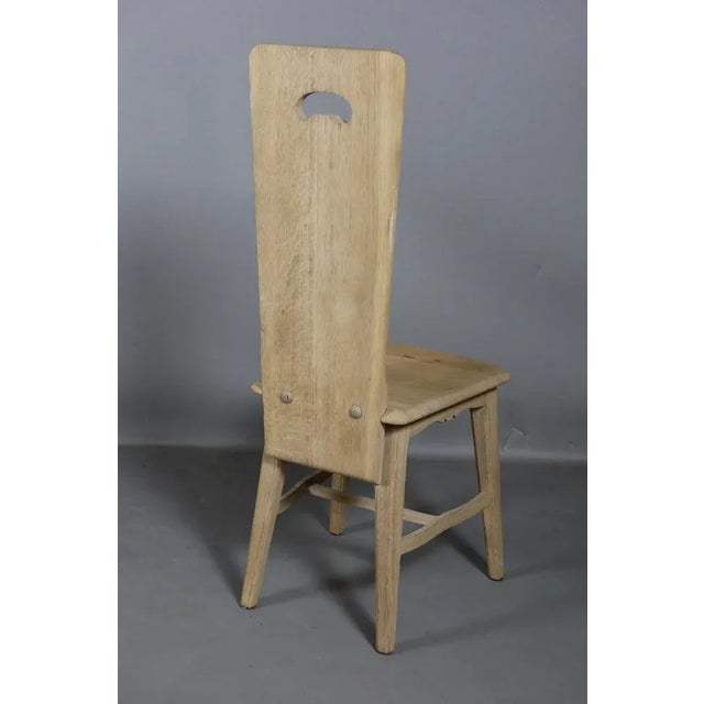 Oak Chairs, 1950s, Set of 8 For Sale - Image 3 of 9