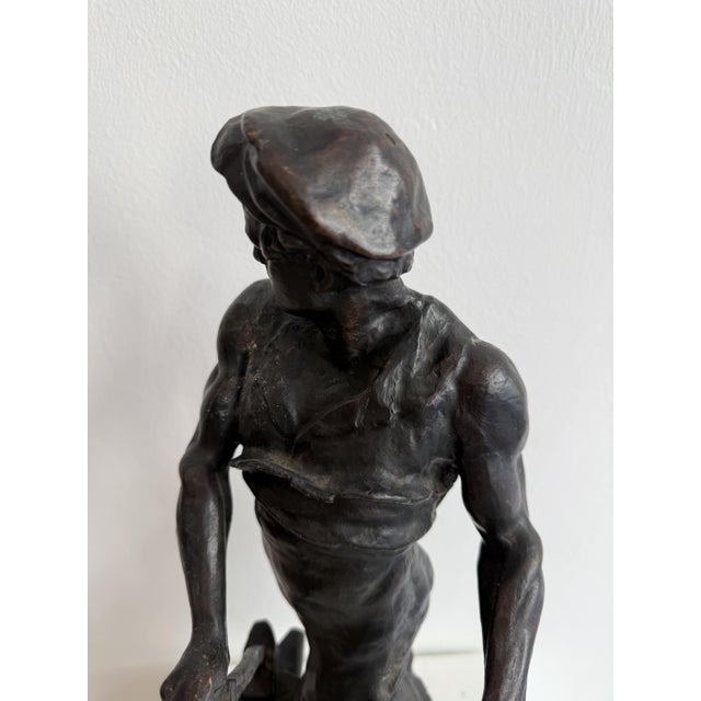 Blacksmith, 19th Century, Bronze For Sale - Image 10 of 16