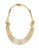 Mid-Century Modern 18k Yellow White Gold Serpenti Tubogas Collar Necklace, Manner of Bulgari For Sale - Image 3 of 5