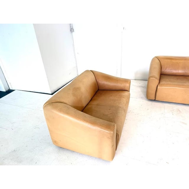 Mid-Century Modern DS 47 Chair with Neck Leather from de Sede, Set of 2 For Sale - Image 3 of 16